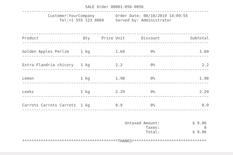 Pos Dot Matrix Printer