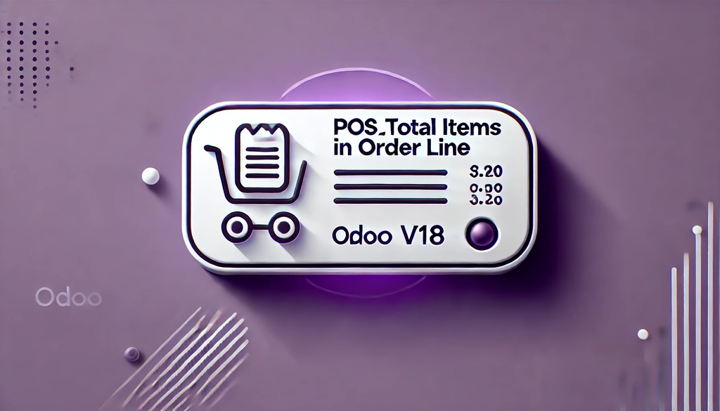 POS Total item in order line