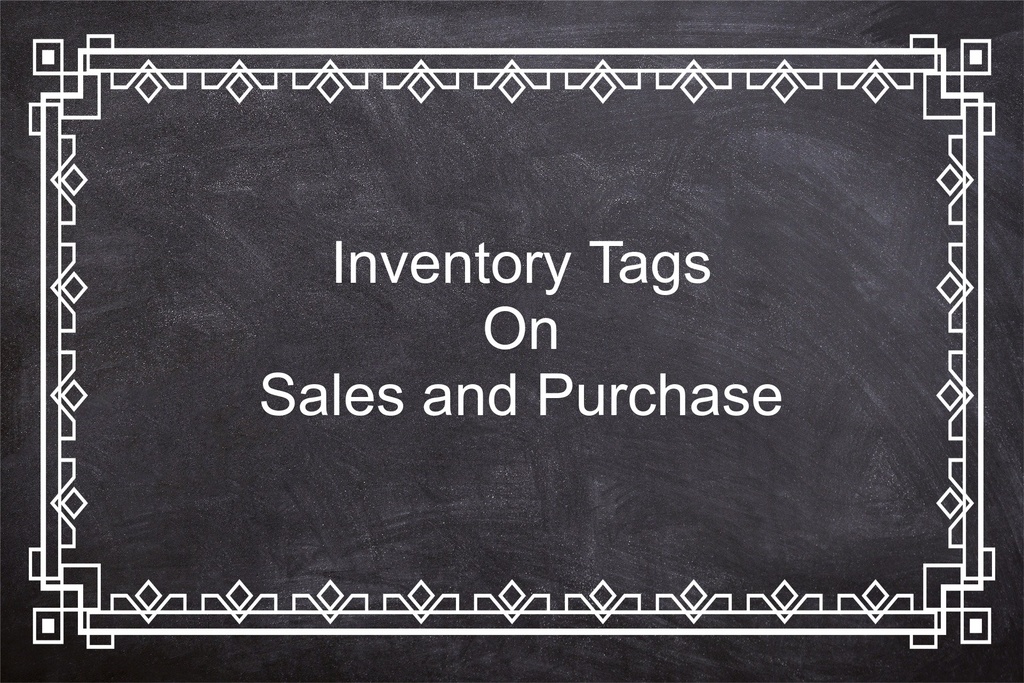 Sale/Purchase Inventory Tags