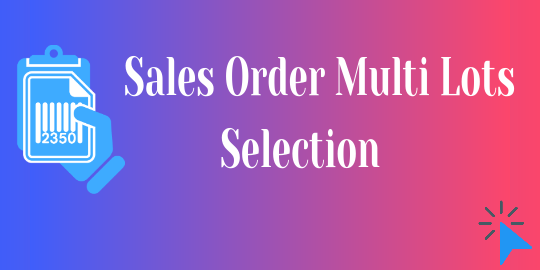 Sales Multi lots Selection App