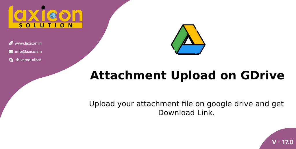 Attachments Upload on Google Drive
