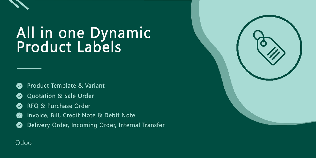Dynamic Product Labels | All In One Barcode Labels | Product Template Barcode Label