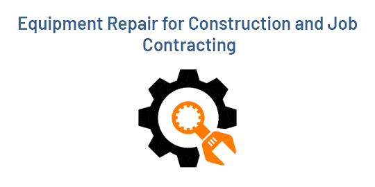 Equipment Repair for Construction and Job Contracting in Odoo