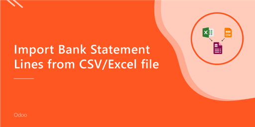 Import bank statement lines from CSV File | Import bank statement lines from Excel file