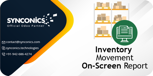 Inventory Movement Report (Onscreen, Excel and PDF)