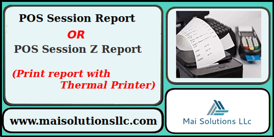 POS Session Report | POS Z Report | POS Session Z Report | Session Cash In Out