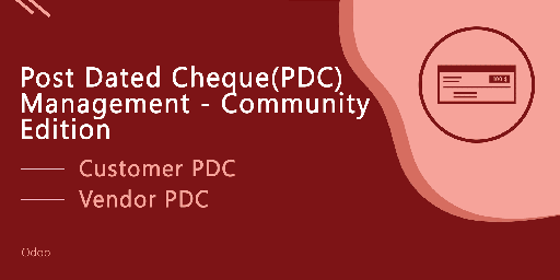 Post Dated Cheque Management - Community Edition