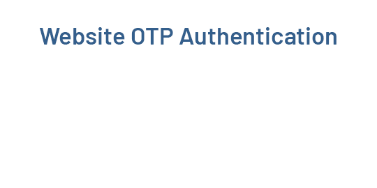 Website OTP Verification