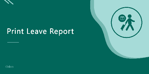 Print Leave Report