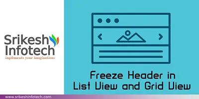 Freeze List View Header
