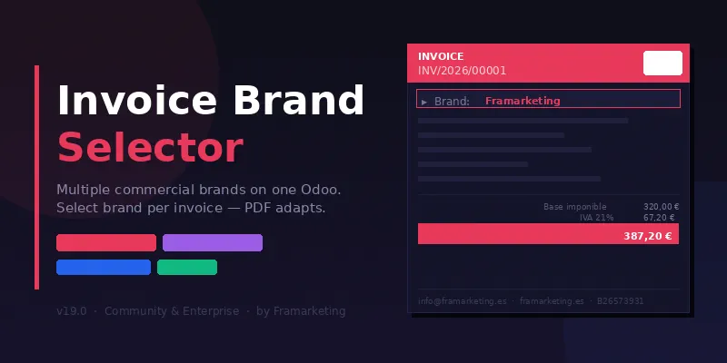 Invoice Brand Selector