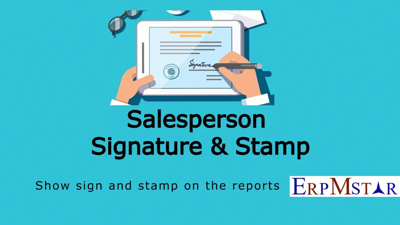 Salesperson Signature & Stamp